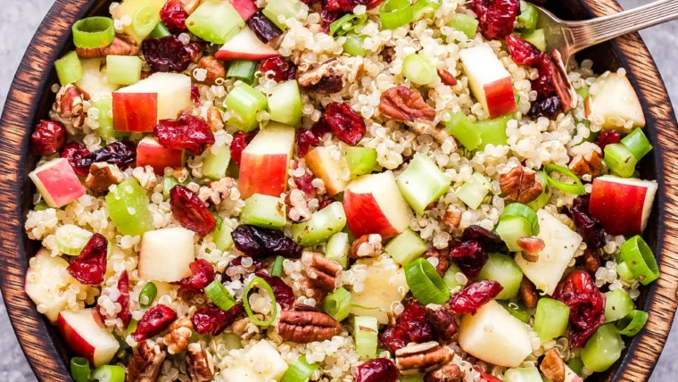 Cranberry Apple Quinoa Salad Photos scaled