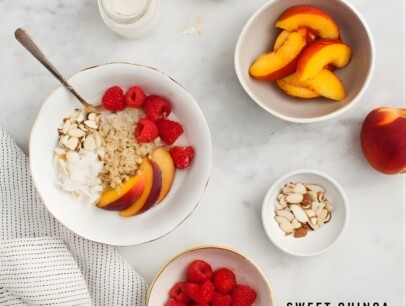 Cinnamon Quinoa Breakfast Bowl