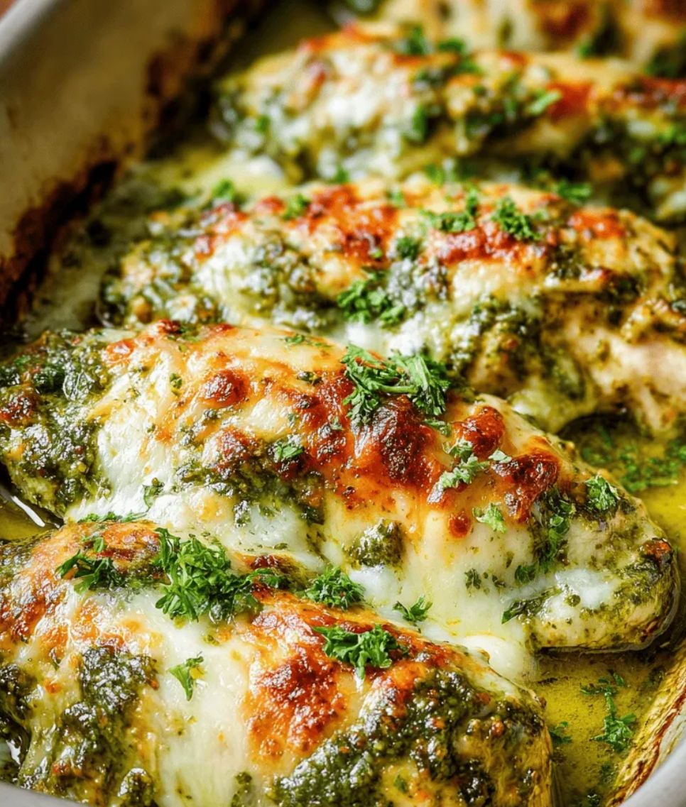 Baked Pesto Chicken : An Easy, Flavor-Packed Dinner