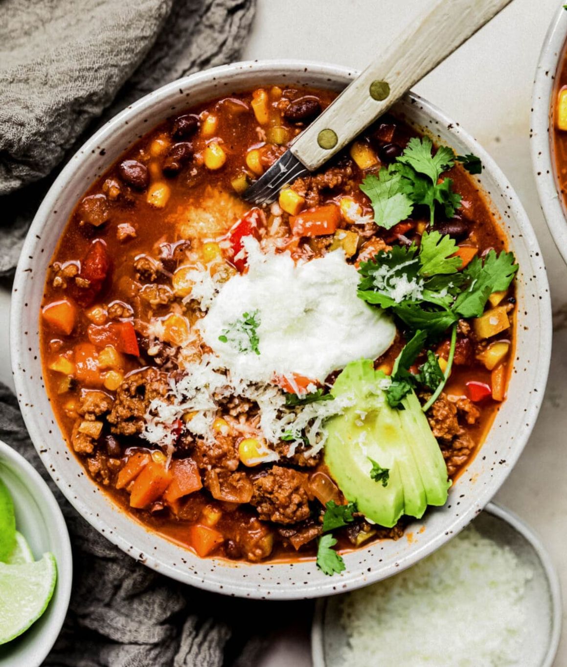 Veggie Loaded Turkey Chili